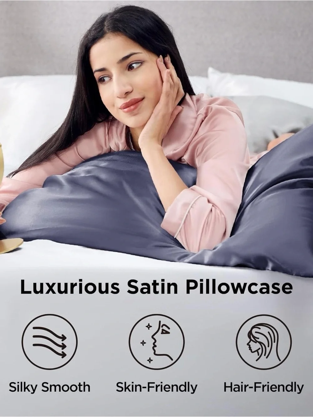 Bedsure satin pillowcase